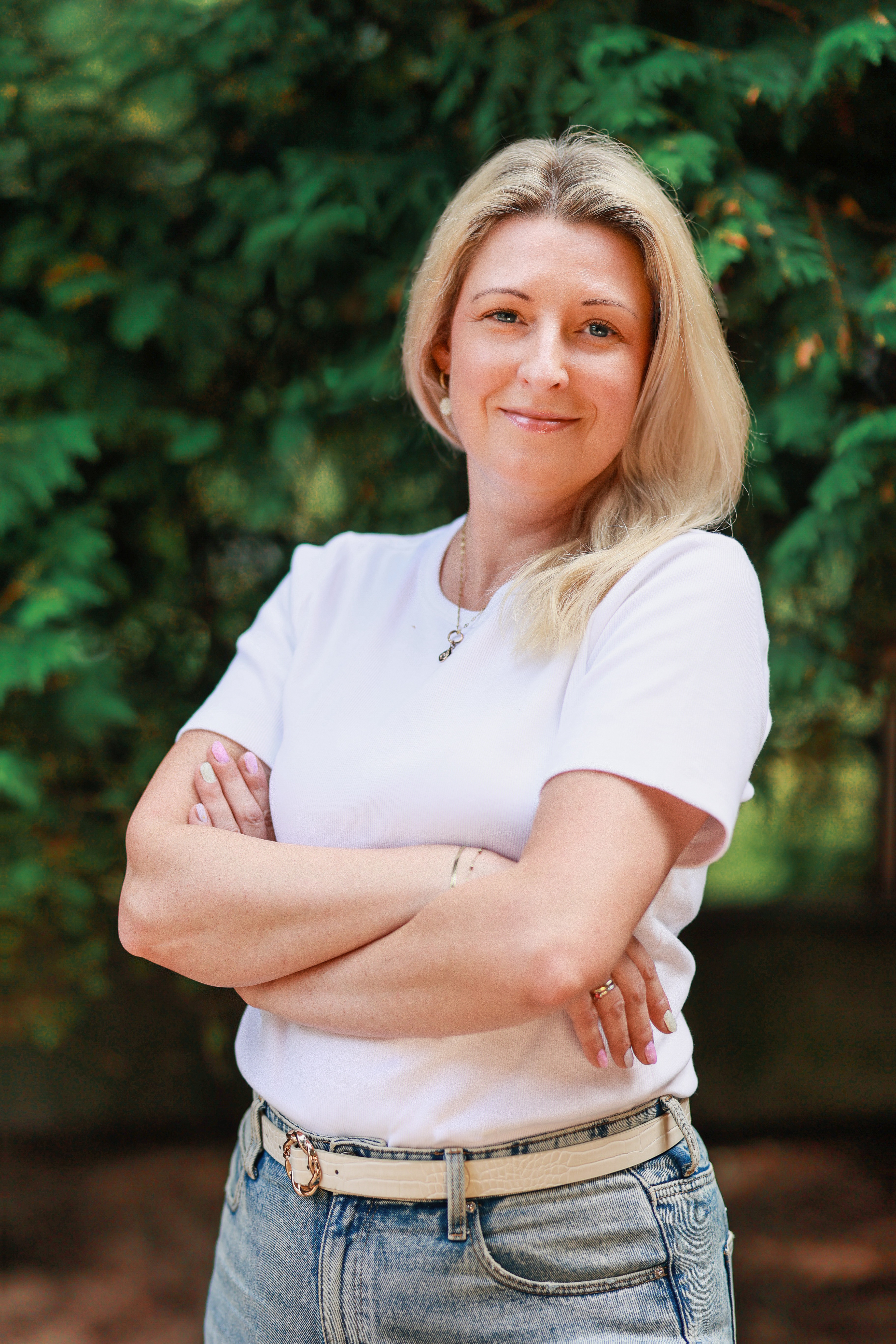 Agata Jernajczyk, dyrektor Przedszkola Niepublicznego Artystyczno‑Językowego "Struś Ego" z Oddziałem Żłobkowym, zdjęcie portretowe